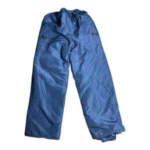 Swiss Alps Puffer Ski Pants M (W-28"-37") 28" Inseam Navy Blue